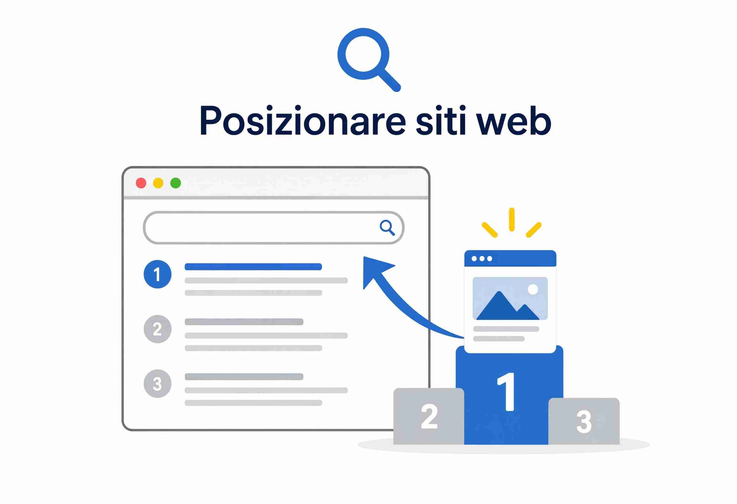 posizionare siti web